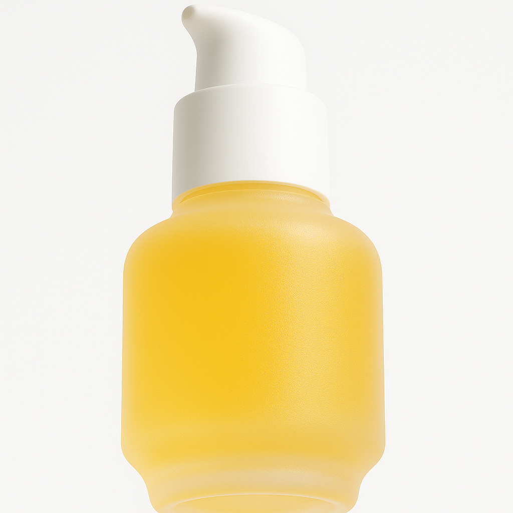 Darla Pump Bottle – 30ml Clear Frosted Skincare Bottle