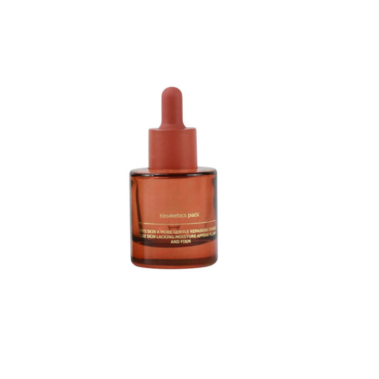 Dahlia Red Glass 30 ml (1 oz) Dropper Bottle | Red Rubber Dropper