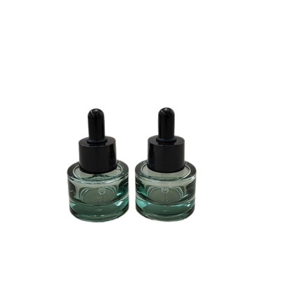 Camille Dropper Bottle – Dark Green Transparent (15ml)