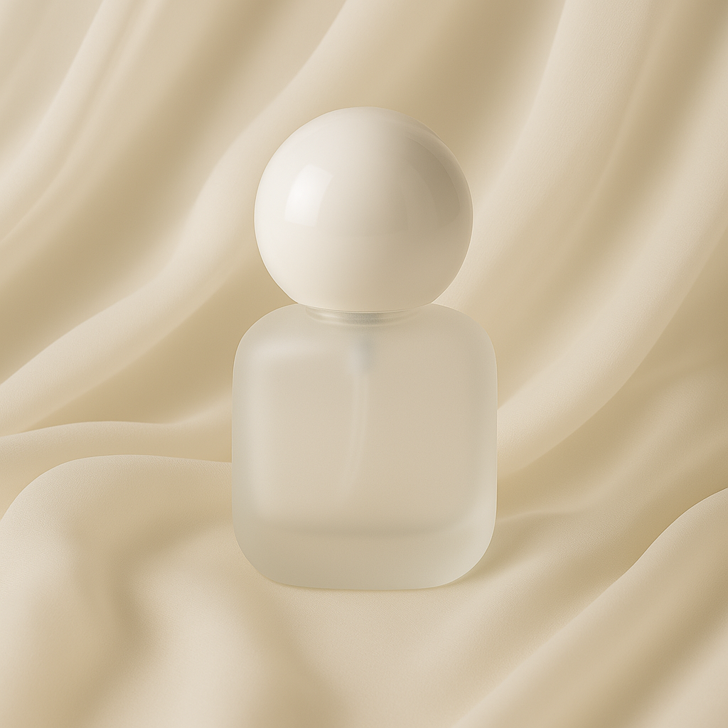 Charlie Pump Bottle | 30 ml Glass Pump Dispenser | White Pump Dispenser | Bottles for Serums Lotions and Foundations