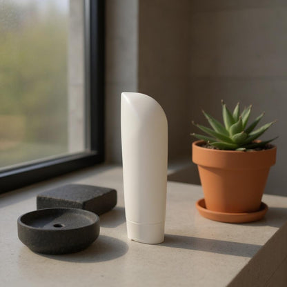 Demi 250ml White Lotion Bottle | Flip-Top Cap | White Squeeze Bottle