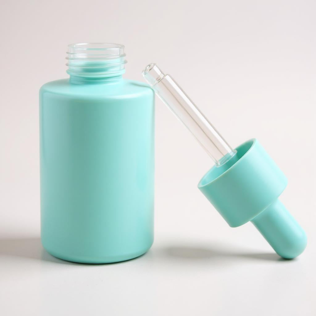 Bridget Dropper Bottle | 30ml Blue Dropper Serum Bottle | Blue Glass Serum Dropper Bottle
