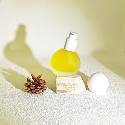 Aurora 30 ml (1 oz) Frosted Glass Bottle Pump Ball Lid