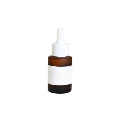 Bonnie Brown White Dropper Bottle | 30 ml (1 oz) Glass Dropper Bottle