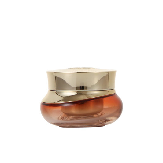 Colette 50g (1.76 oz) Caramel Gold Glass Jar | Acrylic Gold Lid