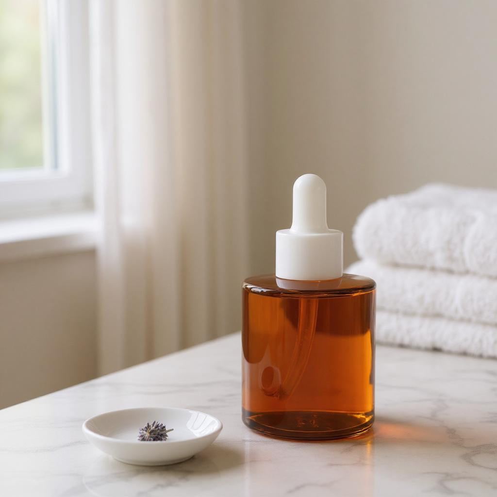Dahlia Dropper Bottle | 30ml Glass Dropper Bottle | Serum Bottle | Red Dropper Bottle | White Rubber Dropper